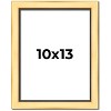 PosterPalooza | Photo Size Simple Gold Picture Frame - UV Acrylic, Foam Board Backing, Hanging Hardware - 2 of 4