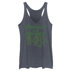 Womens Star Wars Protect the Endor Forest Racerback Tank - 1 of 4