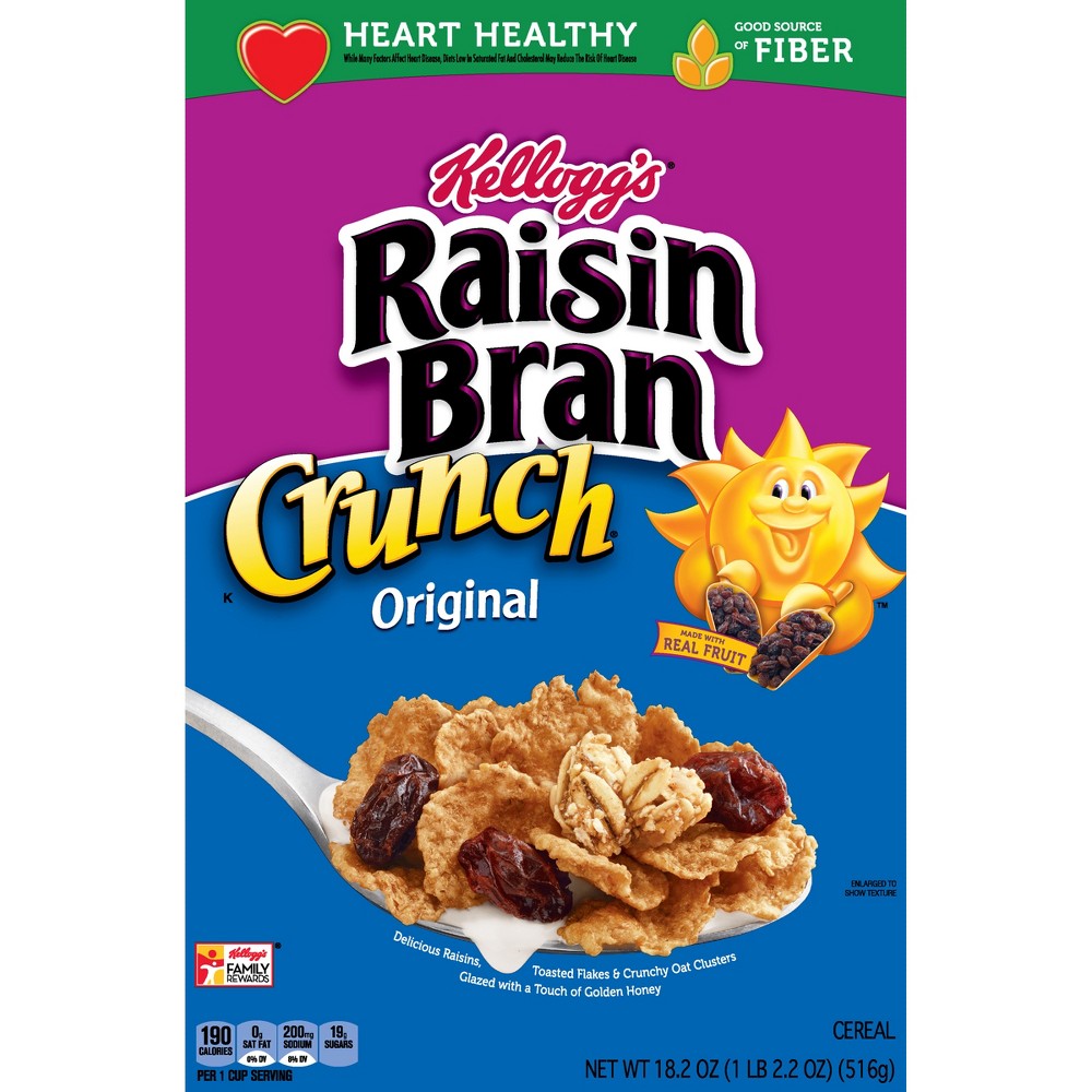 UPC 038000870101 product image for Kellogg's Raisin Bran Crunch - 18.2 oz. | upcitemdb.com