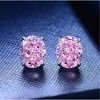 RMZ GOLD NYC 2.00CTTW CZ Oval Set Earrings (2-Pair) - 2 of 4