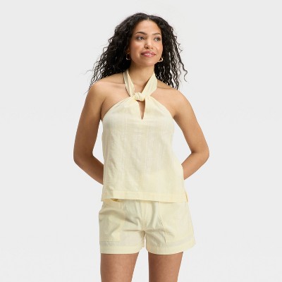 Women's Knotted Halter Top - Universal Thread™