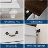 Farmhouse Tall Dresser for Bedroom with 7 Drawers, 50" Tall Large Wood Chest of Drawers with Jewelry Storage for Bedroom, Living Room, Hallway - 4 of 4