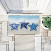 Stupell Industries By The Shore Starfish Printed Outdoor Door Mat, design by Darlene Seale, 18"x30" - 4 of 4