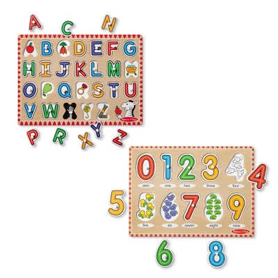 Alphabet sales peg puzzle