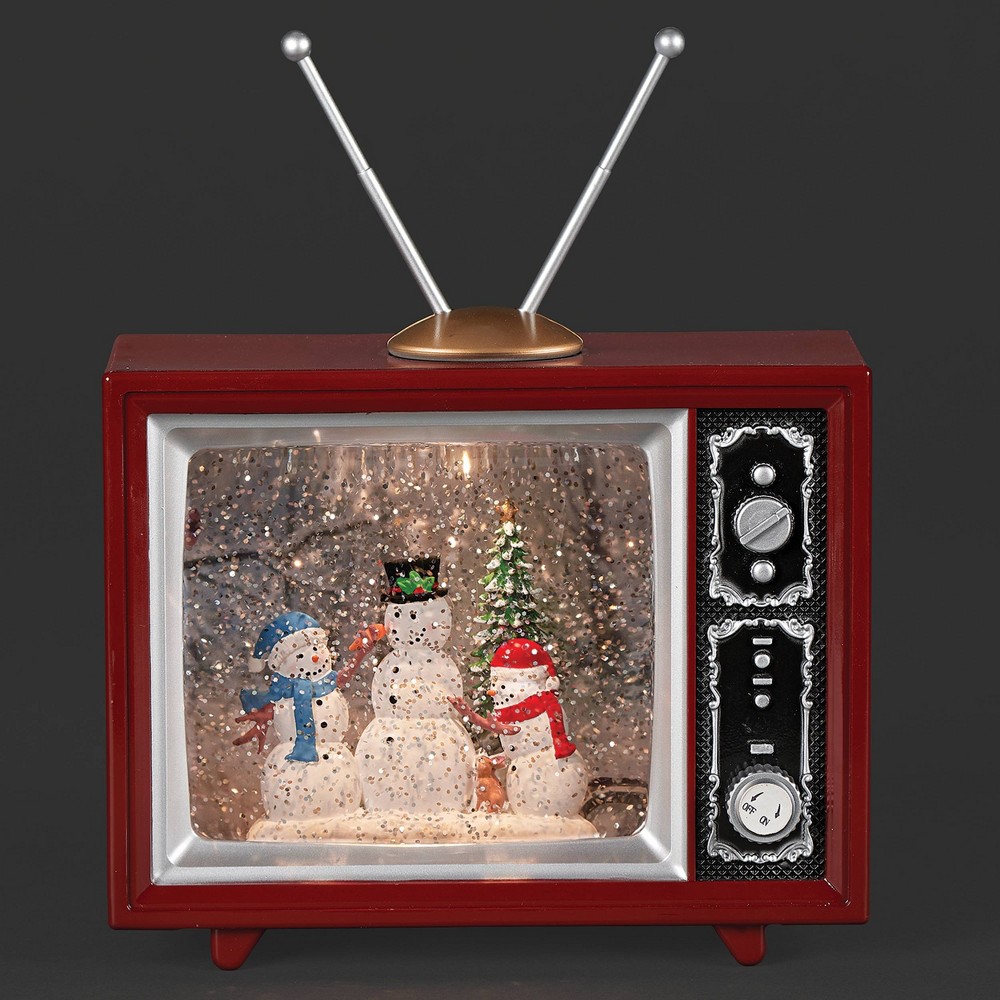 Photos - Other Decoration Roman 6" Lighted Swirl Snowman TV 