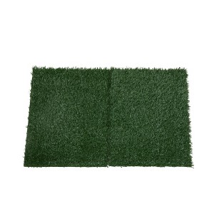 Sevobal Pet Training Pads and Potties, Cat Litter Mat with Urine and Water Proof Function, Grassland Shape Mat for Cat, Green, 25"*20"*0.2" - 1 of 4