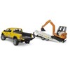 Bruder RAM Rental Service with Mini Excavator - 2 of 4