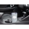 100 North 20 Ounce Stainless Steel On the Go Travel Tumbler With Push Top Lid, First I Need Coffee White - 3 of 4