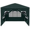 Green Outdoor Party Tent from vidaXL - UV and Water-Resistant Polyethylene Garden Gazebo with Steel Frame - Decorative, Easy to Assemble - 3 of 4