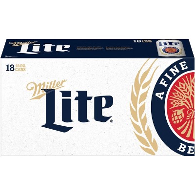Miller Lite Beer - 18pk/12 fl oz Cans
