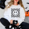 Simply Sage Market Halloween Bat Smiley Face Sweatshirt - 2 of 4