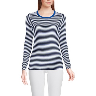 Lands' End Women's Cotton Rib T-shirt
