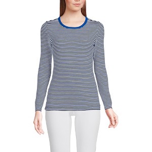 Lands' End Women's Cotton Rib T-shirt - 1 of 4