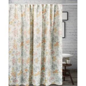 Greenland Home Fashions Chloe GL-2408CSHW Bath Shower Curtain, 72x72 Inch - 1 of 4