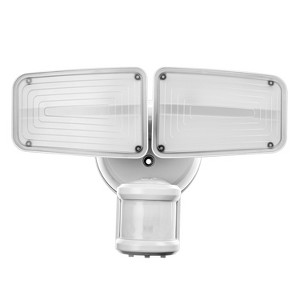 Home Zone Security® 3,000-Lumen Twin-Head Halo Dual-Brightness LED Security Floodlight - 1 of 4
