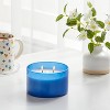 3-Wick Glass Jar Candle with Lid Salted Driftwood 11.5oz - Room Essentials™ - 2 of 3