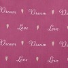 16"x16" Valentine's Day Love Dream Square Throw Pillow Pink - e by design: Festive Decor Accent - 2 of 4