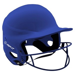 RIP-IT Vision Pro Matte Softball Batting Helmet - Matte Royal M/L - 1 of 1