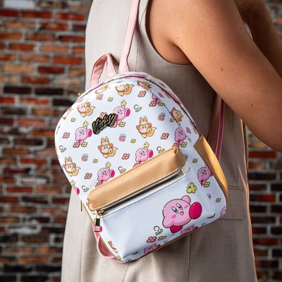 Kirby Waddle Dee Floral All Over Print 11&#34; Mini Backpack_5