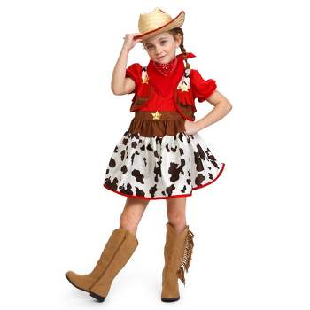 Dress Up America Cowgirl Costume for Girls