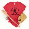 Simply Sage Market Women's Classy Until First Pitch Short Sleeve Garment Dyed Tee - 2 of 2