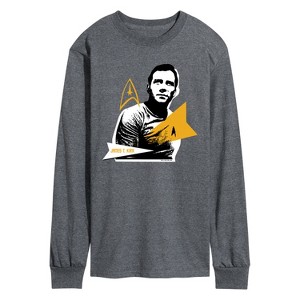 Men's - Star Trek - Retro Kirk Long Sleeve Graphic T-Shirt - 1 of 4