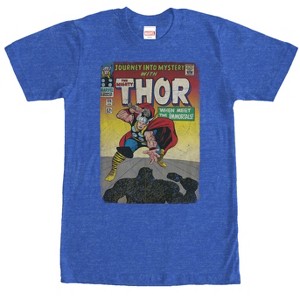 Men's Marvel Thor Comic Book Cover Print T-Shirt - 1 of 4