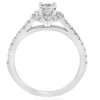 Pompeii3 3/4ct Round Diamond Halo Engagement Ring (3/8ct center) 14K White Gold - 2 of 4