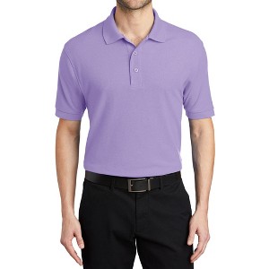 Mafoose Men's Short Sleeve Soft Silk Touch Classic Polo Shirt for Everyday Comfort - 1 of 4