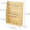 RISOKEYS 3 Tier Kids Book Shelf - Toy Organizer Ideal for Bedrooms, Playrooms, Classrooms – Durable Nursery Storage for Toddlers & Parents - 3 of 4