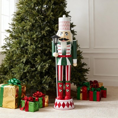 Christopher Knight Home Camille Classic Iron Lantern Soldier Nutcracker for Holiday Decor