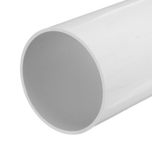 Unique Bargains PVC Water Plumb DIY Crafts High Impact Rigid Round Pipes 8" Length - 1 of 4