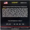 DR Strings LEGEND Flatwound Stainless Steel Bass Strings Short Scale (45-105) - 2 of 3