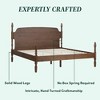Traditional Solid Wood Spindle Bed - 3 of 4