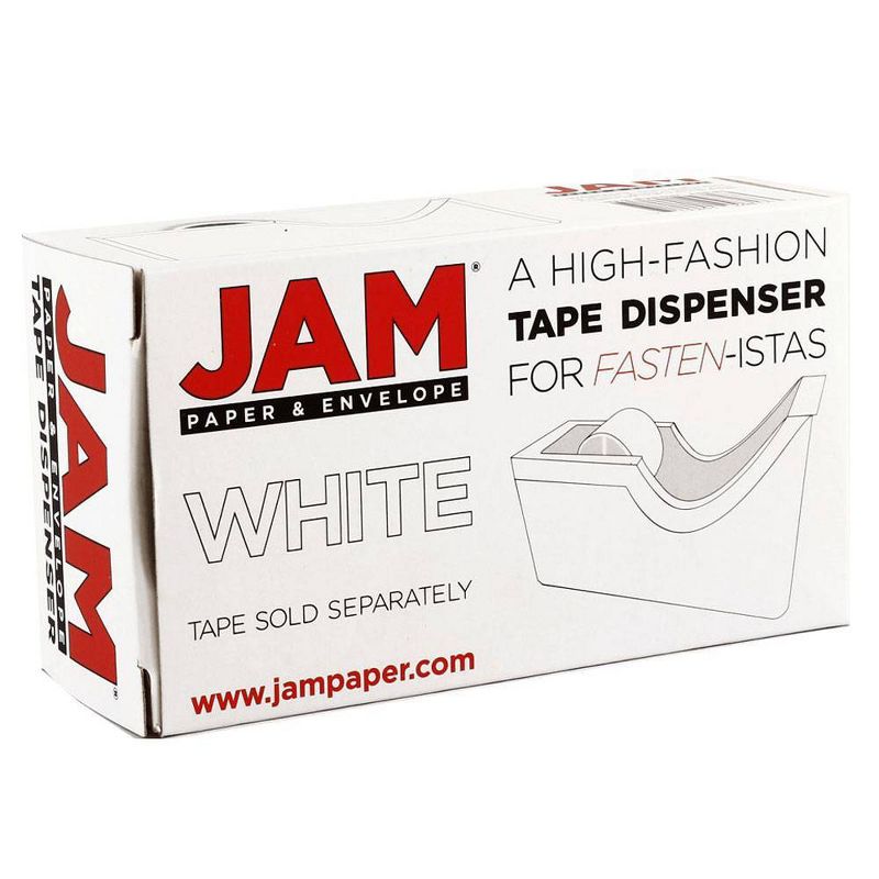 JAM Paper Colorful Desk Tape Dispensers - White, 6 of 7