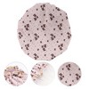 Unique Bargains Women Double Layer Butterfly Shower Cap 1 Pc - 3 of 3
