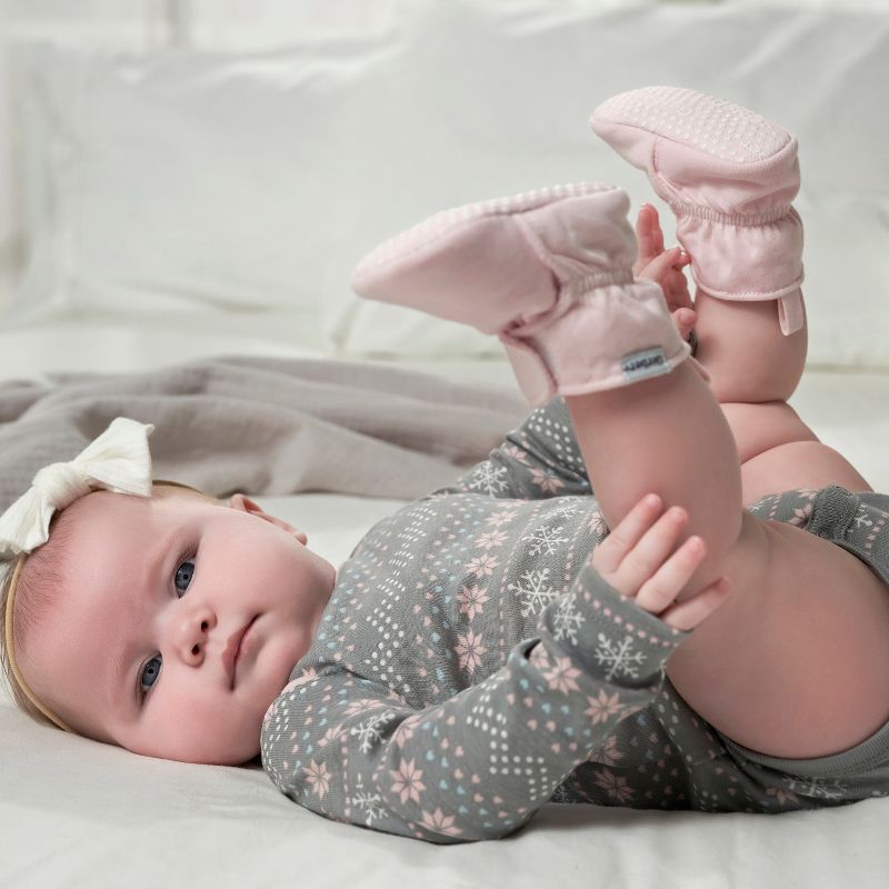 Gerber Baby Girls' Long Sleeve Onesies® Bodysuits, 6-Pack, 5 of 10