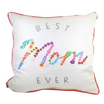 Home Decor Best Mom Ever Pillow  -  Decorative Pillows