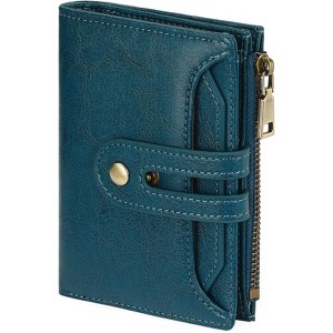FATMOON Women’s RFID Blocking Wallet -Vegan Leather Bifold with Zipper Coin Pocket & Card Organizer,Easy Daily Use & Travel - 1 of 4