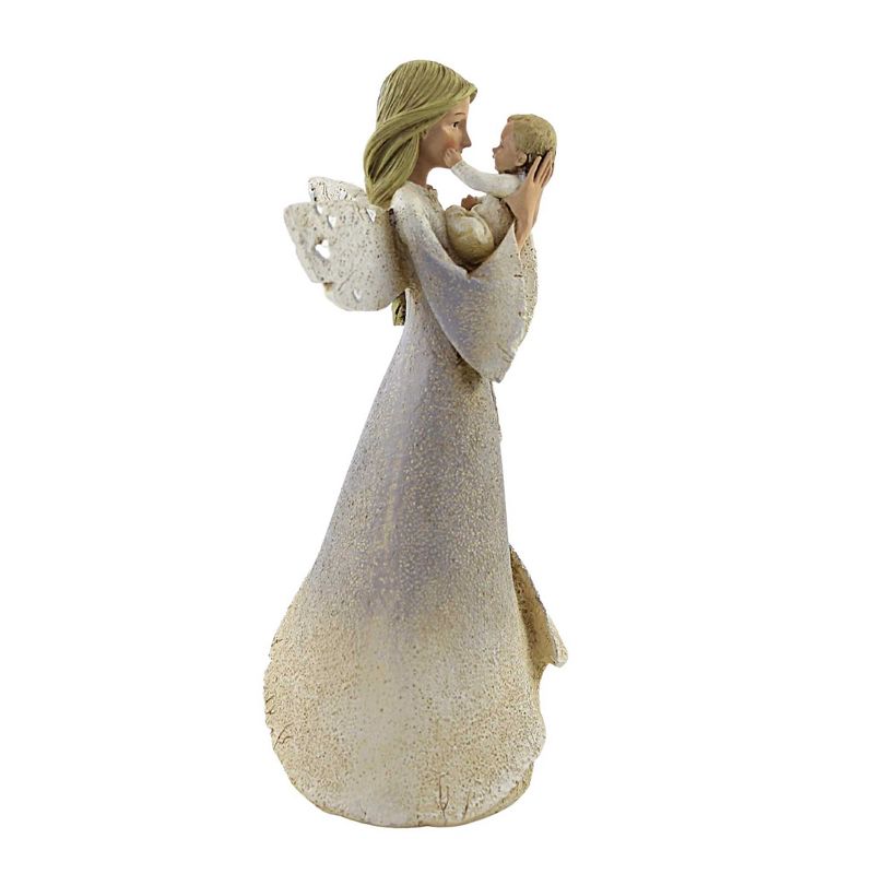 Figurine 8.0 Inch Baby Blessing Angel Mother Child Newborn Blessing Figurines, 3 of 4