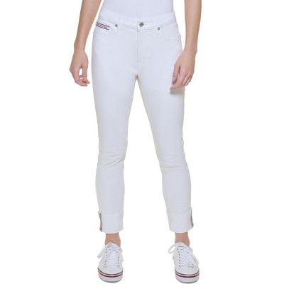Tommy Hilfiger Womens Solid Skinny Fit Jeans
