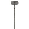 Minka Lavery Antique Nickel Chandelier 18" Wide Industrial Clear Acrylic 8-Light Fixture for Dining Room House Foyer Kitchen Home - 4 of 4