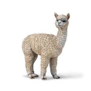 Breyer Animal Creations CollectA Farm Life Collection Miniature Figure | Alpaca - 1 of 4