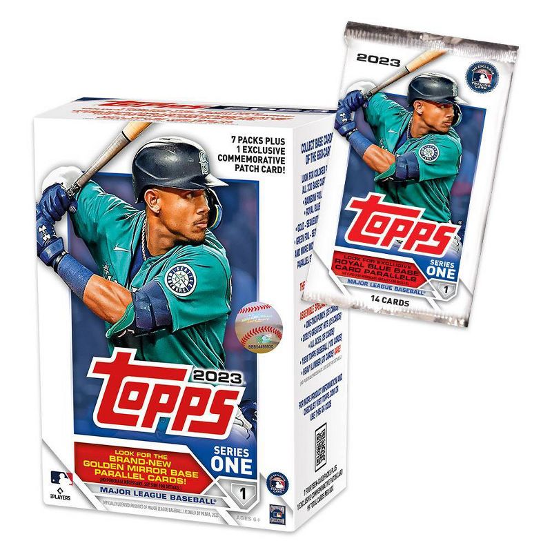 2023 Topps MLB Series 1 Baseball Trading Card Blaster Box, 2 of 4