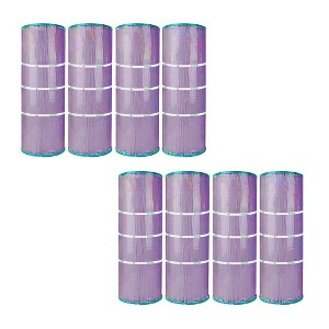 Hurricane 8 Pack HF7477-04P Platinum Purple Spa Cartridge Replacement for PA75SV, Unicel C-7477, Filbur FC-1260, Hayward C-570 - 1 of 4