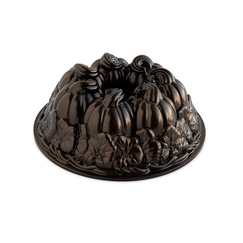  Nordic Ware Harvest Leaves Bundt Pan, Bronze