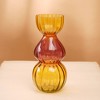 AZL1 Life Concept Decorative Vases, Artistic Mouth-Blown Glass Vase for Modern Living Room and Tabletop Centerpiece, Orange, 6.5"*6.5"*14" - 4 of 4