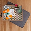 Ninola Design Multicolored Checker Natural Rectangular Tray - Deny Designs - 2 of 2