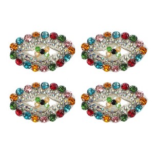 Unique Bargains Eye Rhinestone Sew on Applique Patches - 1 of 4