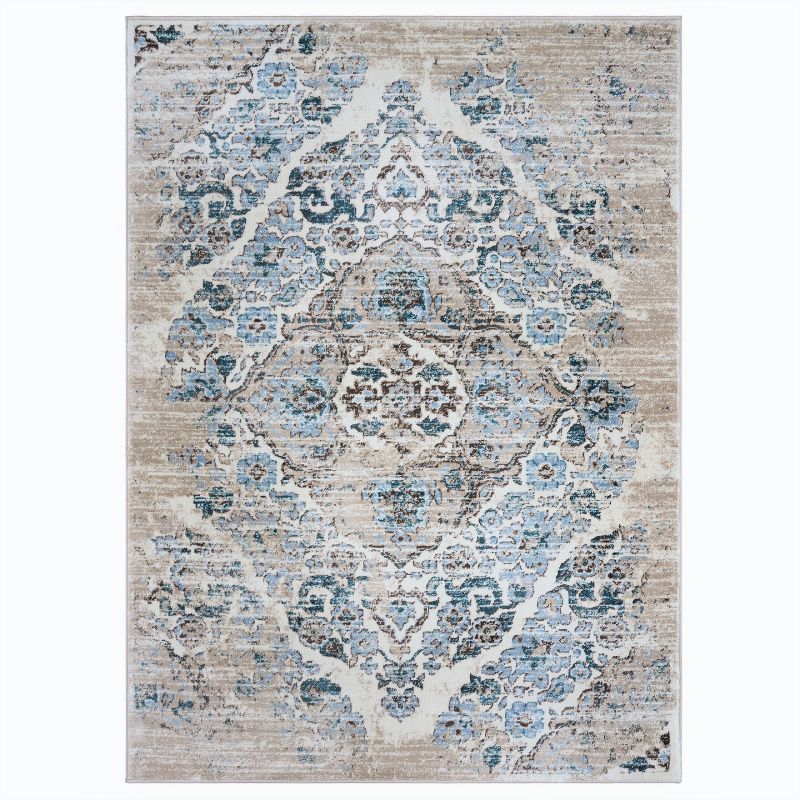Luxe Weavers Victoria Collection Floral Area Rug, 1 of 12